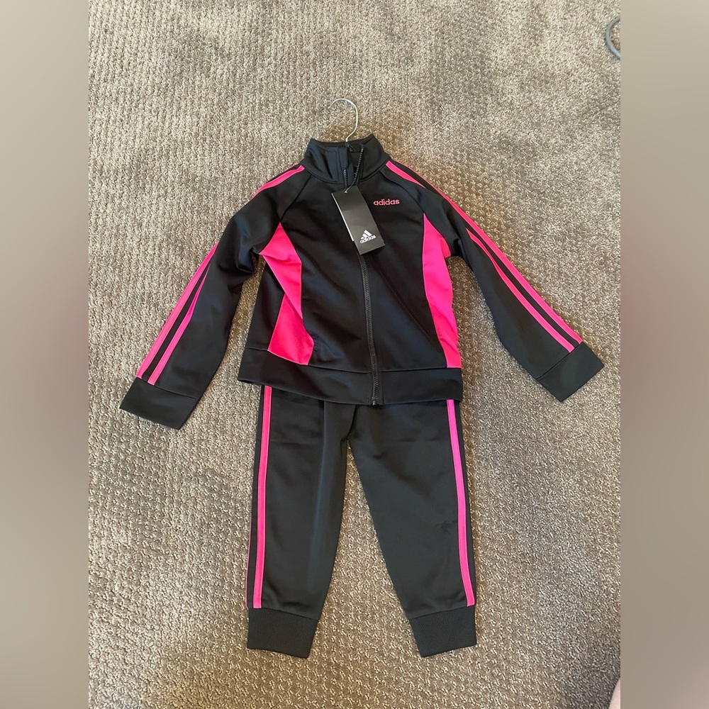 Adidas Little Girls 3T Track Suit